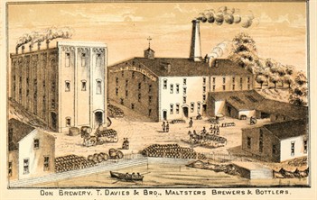 Don Brewery, 1877, City of Toronto Archives 496.4.3 / La brasserie Don, 1877, les archives de la Ville de Toronto 496.4.3